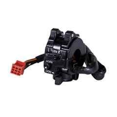 Uno Minda LHS Handle Bar Switch with Choke & 1 Wire Coupler for Bajaj Boxer CT, SW-0719R