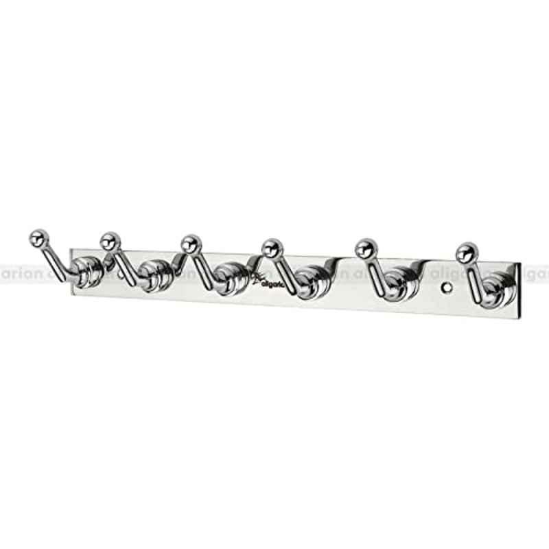 Buy Aligarian 24 inch Stainless Steel Chrome Finish Wall Mounted Square  Towel Hanger (Pack of 2) Online At Price ₹819