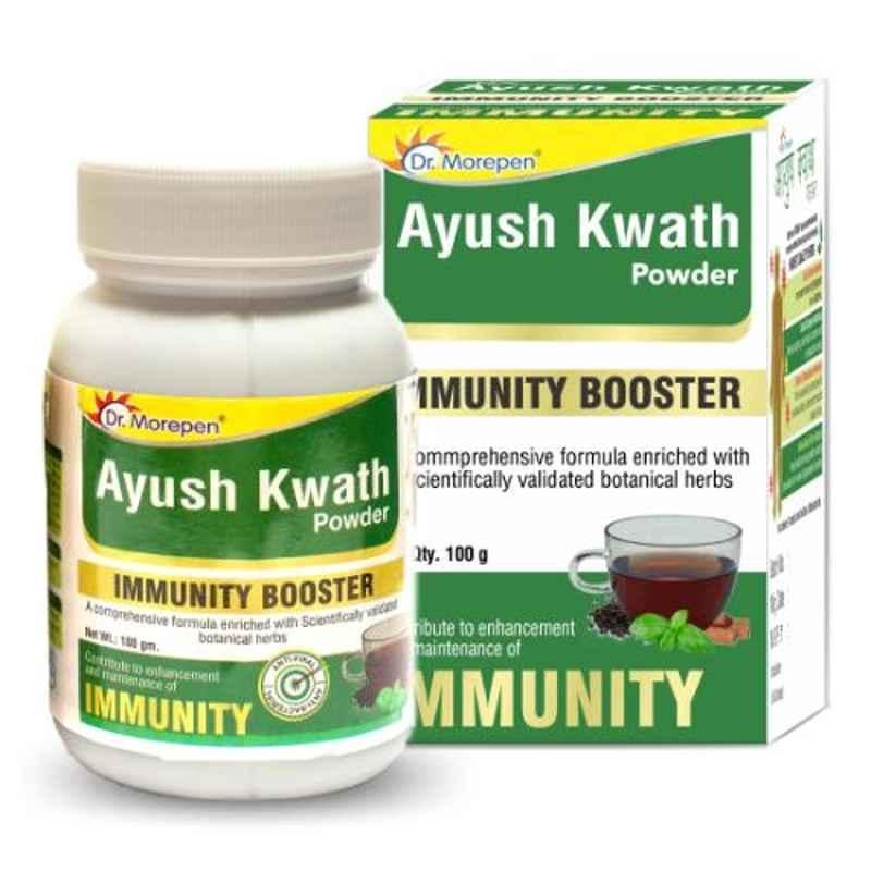 Dr. Morepen 100g Ayurvedic Herbal Tea for Immunity Kadha Powder Booster