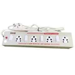 Silcon Gold 4+4 2.5m 220W Metal White Heavy Extension Board