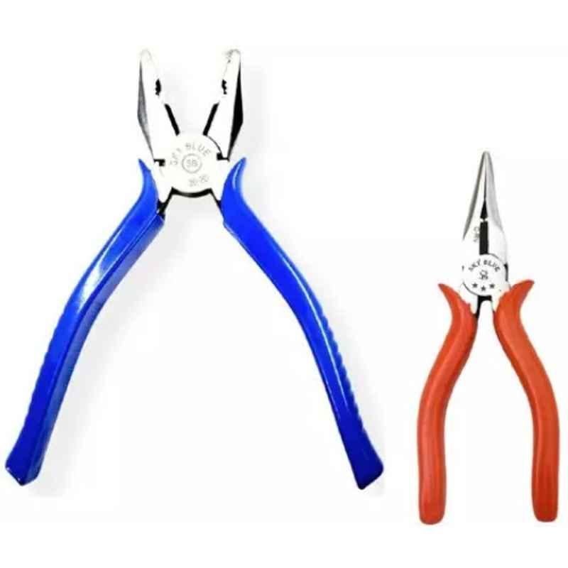 Sky Blue 2 Pcs 7.8 inch Groove Plier Combo, SBE_PLIER COMBO_107