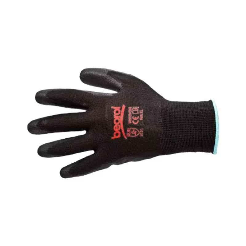 Beorol Polyester Black Bunter Gloves, RBUNCM, Size: M