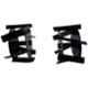 Greenleaf Left & Right Black Tiller Blade Set for Brush Cutter, BL-TA-54