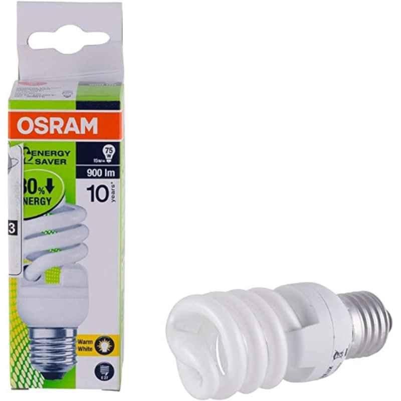 Osram Dulux Superstar 15W E27 Warm White CFL Bulb (Pack of 12)
