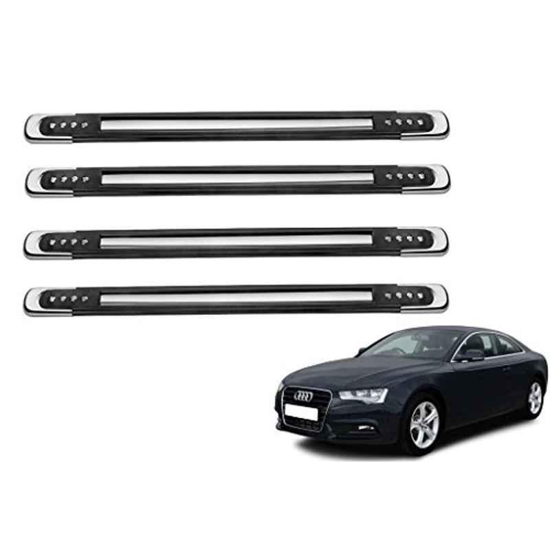 Kozdiko 4 Pcs Designer Black Bumper Protector Set for Audi NA
