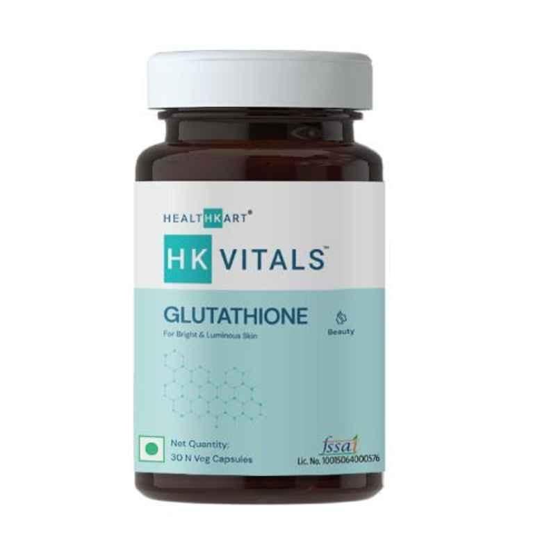 Healthkart 30 Capsules Unflavored Glutathione Vitamin, HNUT14446-01