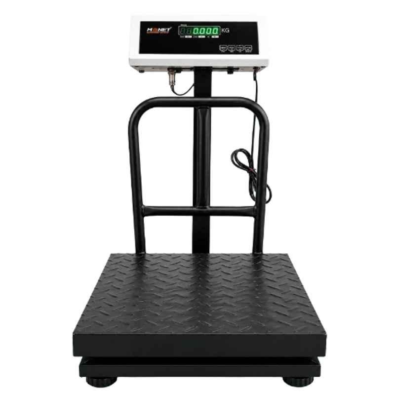 Monet 16x16 inch 200kg Mild Steel Platform Weighing Scale with Dual Display & 2 Days Battery Backup