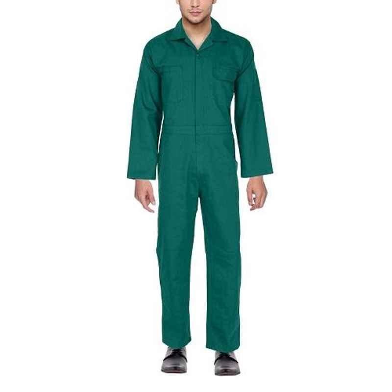 Club Twenty One Workwear Medium Polyester Cotton Green Boiler Suit for Men