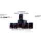 Krisons Redblast 5.1 Channel Black Bluetooth Home Theater