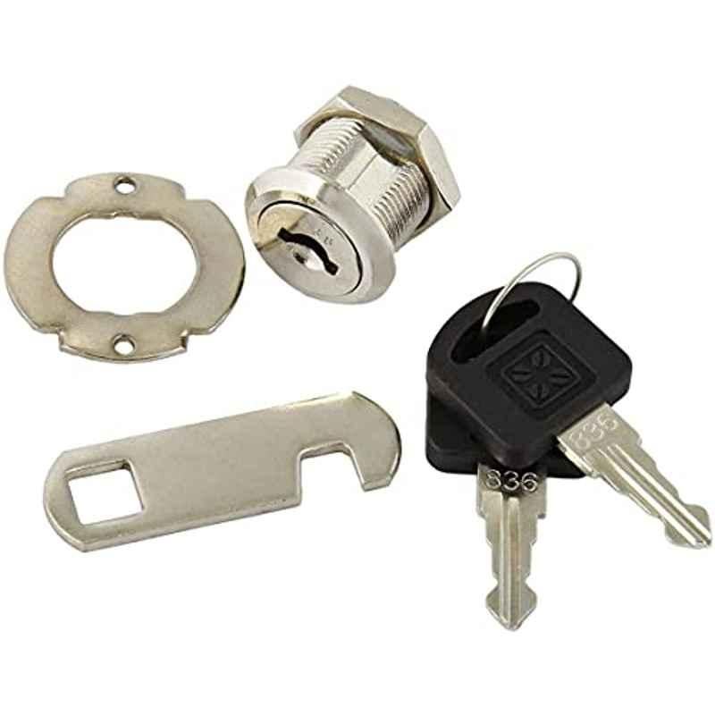 Armstrong Cupboard Lock, Chrome Plated Cam Lock, Zinc