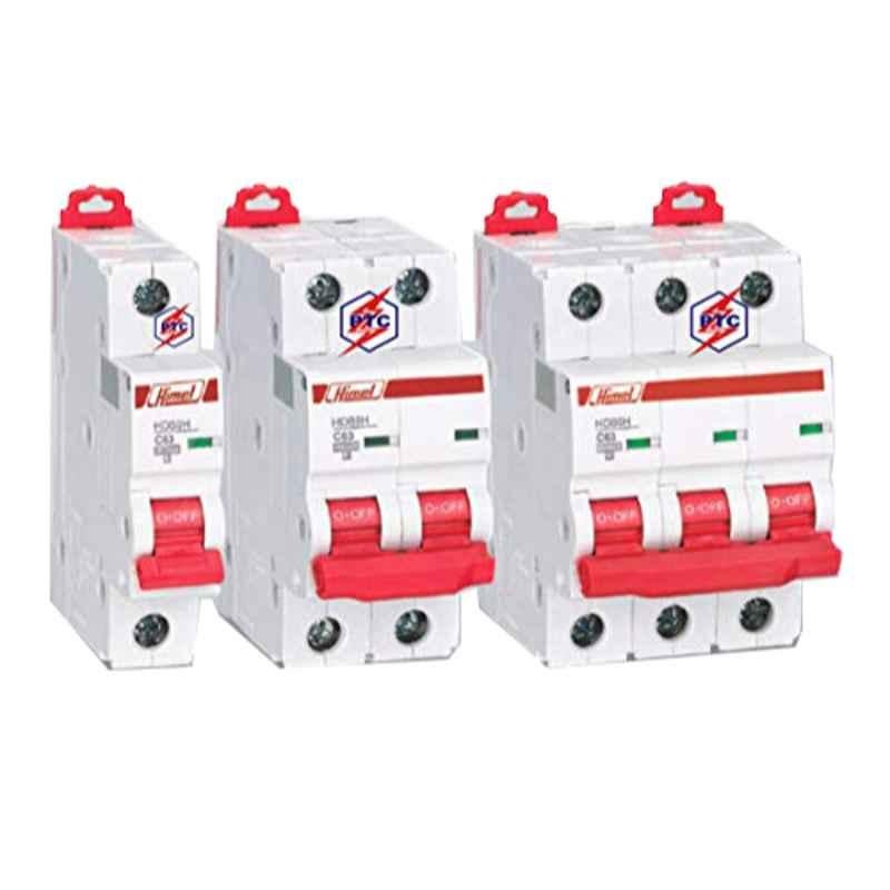 Himel 63A 10kA 2P Type C Miniature Circuit Breaker, HDB9H632C63