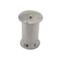 RAB 6 inch Stainless Steel Silver Glossy Finish Sofa Leg, CD-50MM (Pack of 3)
