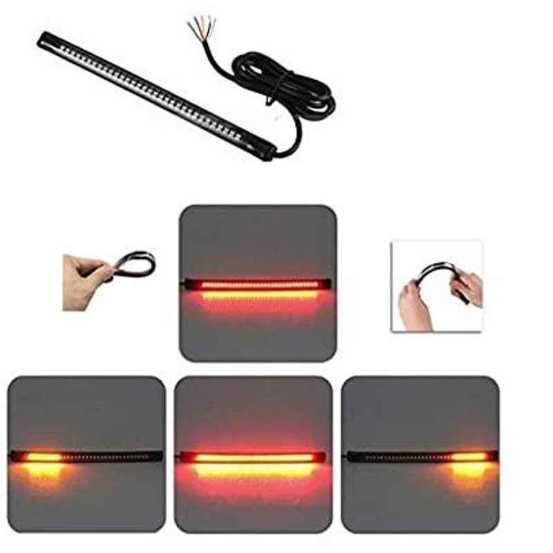 AOW LED DRL Running Brake Tail Light & Left/Right Turn Signal Lamp for Tata Safari (Pack of 2)
