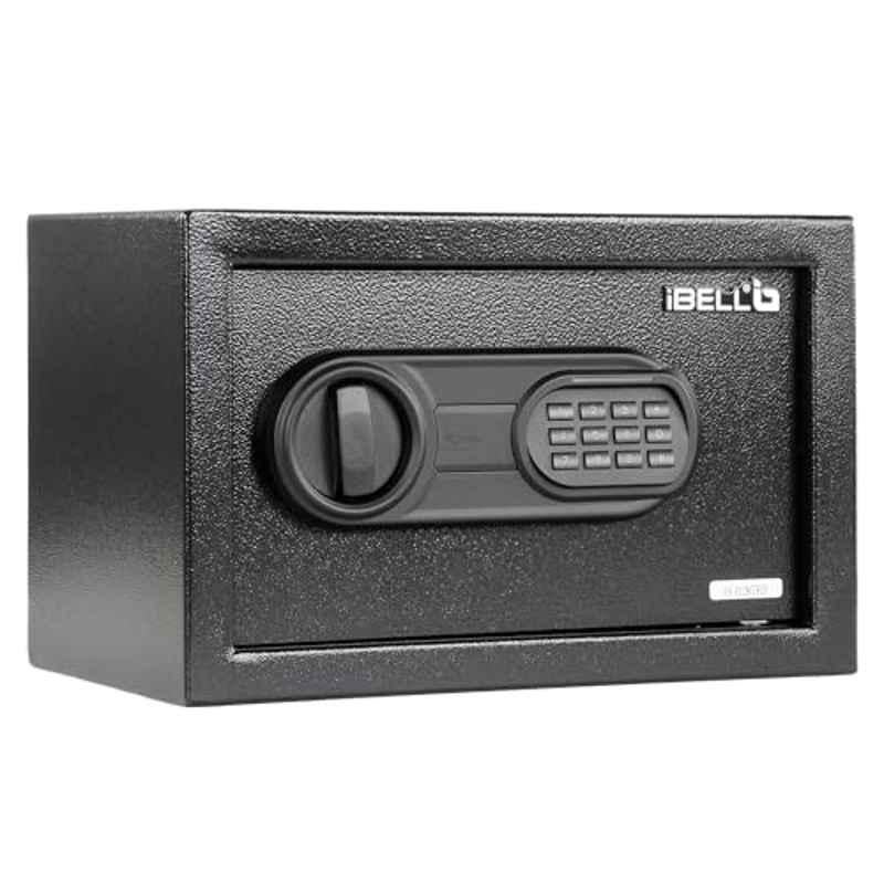 iBELL SL-20S 20 Litre Metal Black Digital Electronic Safe Locker for Personal & Office Use