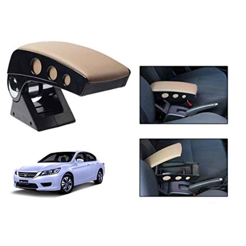 Kozdiko Beige Chrome Finish Car Armrest for Mahindra Renault Logan