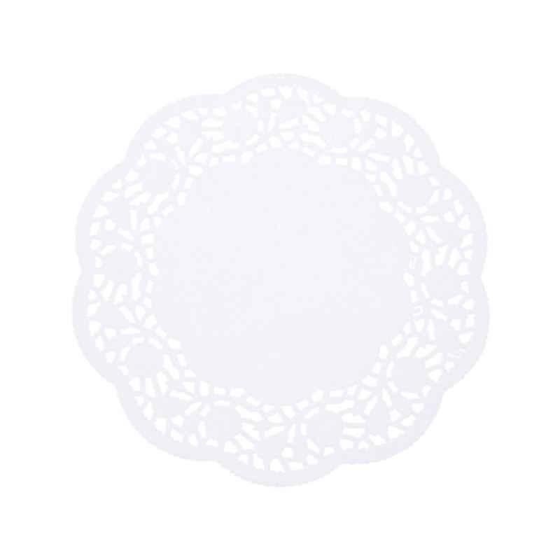 Hotpack 250Pcs 5 inch White Round Doilies Set, RD5