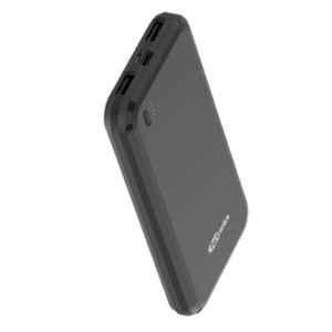 Portronics Power Brick 10 Black 10000mAh Polymer Power Bank, POR-1014