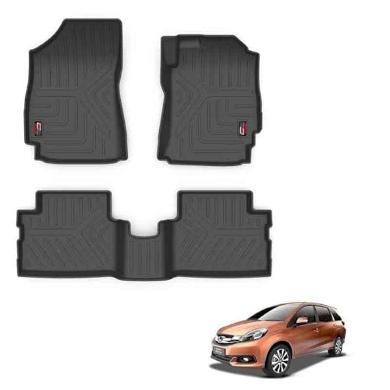 Kozdiko Thermoplastic Polyolefins 3D Life Long Car Floor Mat Set for Honda Mobilio