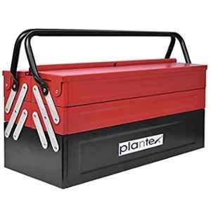 Plantex Metal Red & Black High Grade Tool Box for Tools