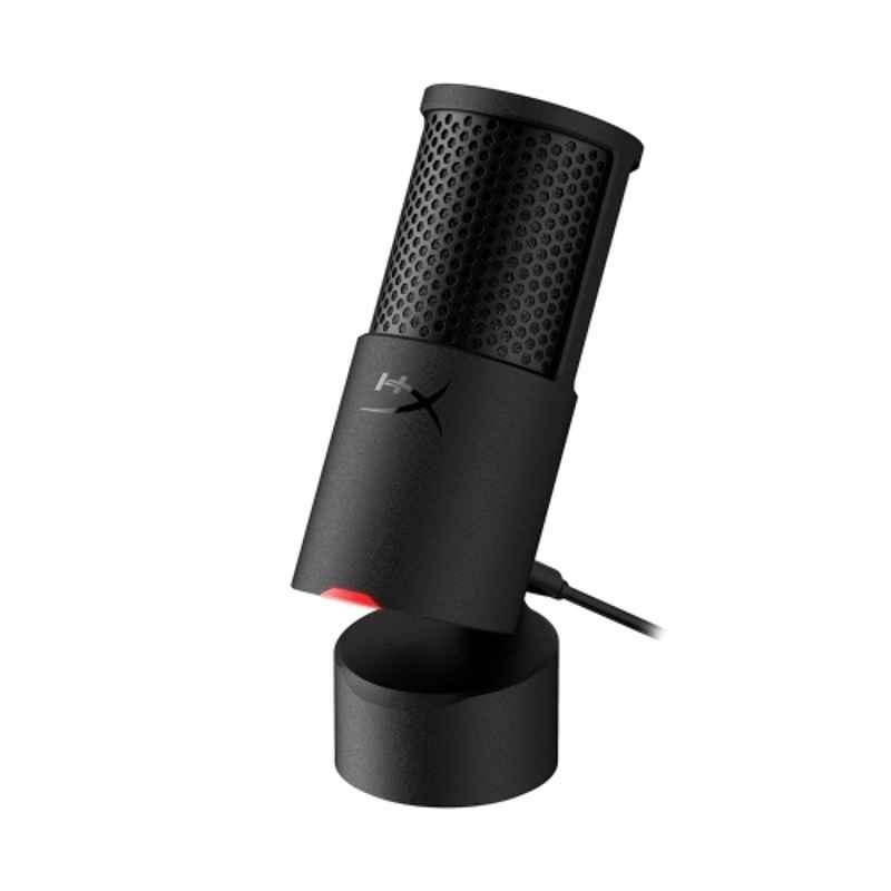 HyperX SoloCast 2 20kHz 79dB Black USB Wired Microphone with Tap-to-Mute Sensor & Cardioid Polar Pattern, AR0A0AA
