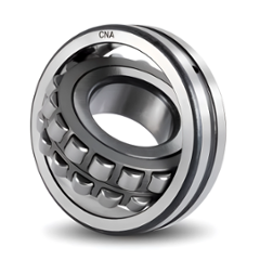 CNA 22208 KMB W33 Chrome Steel Double Row Spherical Roller Bearing, 40x80x23mm (Pack of 2)