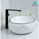 Bassino Art 60x40x15cm Ceramic White Wash Basin, EU_240