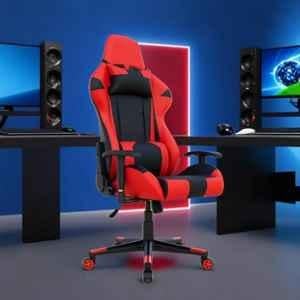 Rose Up Gamer PU Leather Red & Black High Black Gaming Chair
