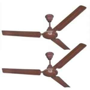 Shatak Popular 50W 3 Blade Brown Ceiling Fan, Sweep: 1200 mm (Pack of 2)