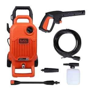 Black & Decker Black+Decker BEPW1800T-IN 1700W 125 bar Plastic Black & Orange Car Pressure Washer