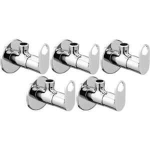 Fastgear Prime Brass Chrome Finish Angle Wall (Pack of 5)