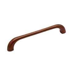 RAB 128mm Zinc Rose Gold Wardrobe Pull Handle, N021 (Pack of 3)