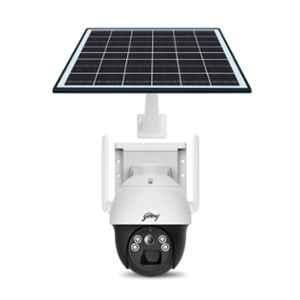 Godrej Ace Pro Green IP66 PTZ Solar Power Smart Wi-Fi Camera with Human Detection, 2 Way Talk, Works with Alexa & Battery Backup of 36 hrs