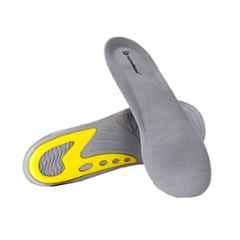 Betterhood Dual Orthotic Gel & Memory Foam Grey Shoe Insole for Men & Women, Size: L