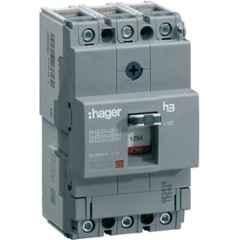 Hager HDA025Z Thermal Magnetic Release 3 Pole Molded Case Circuit Breaker MCCB Rated Current 25 A