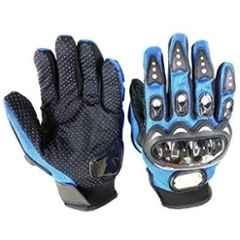 Probiker Motoway Full Racing Biking Driving Motorcycle Gloves (Blue, Large)