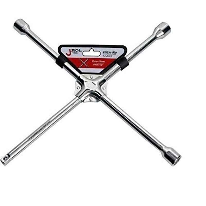 Jetech Cross Wheel Nut Spanner 17,19,22mm And 1/2 Inch- Jetech 4Wlw-350