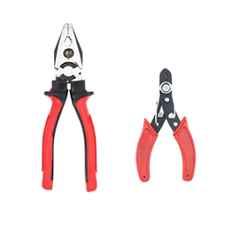 Hillgrove HGCM234 Chrome Vanadium Steel 8 inch Lineman Plier with Wire Cutter Set