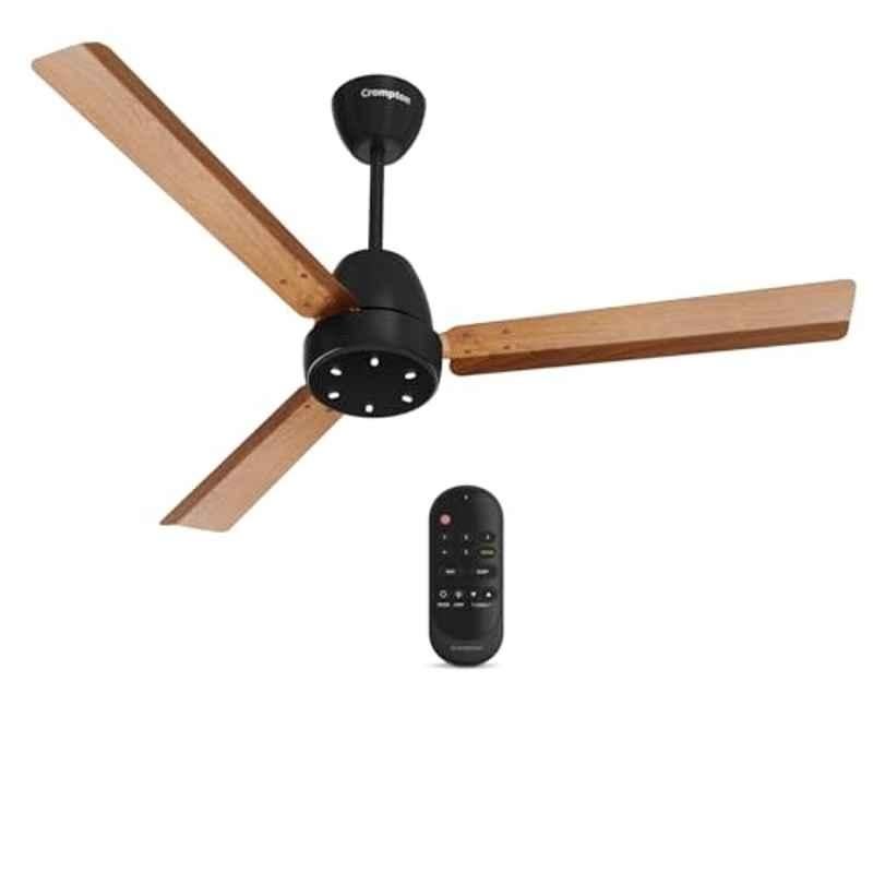 Crompton Energion Niteo 30W 340rpm Dark Cherrywood 5 Star BLDC Ceiling Fan, Sweep: 1200 mm