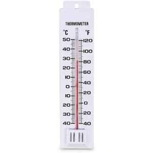 Swadesi By MCP White Manual Display Wall Mounted Digital Room Thermometer