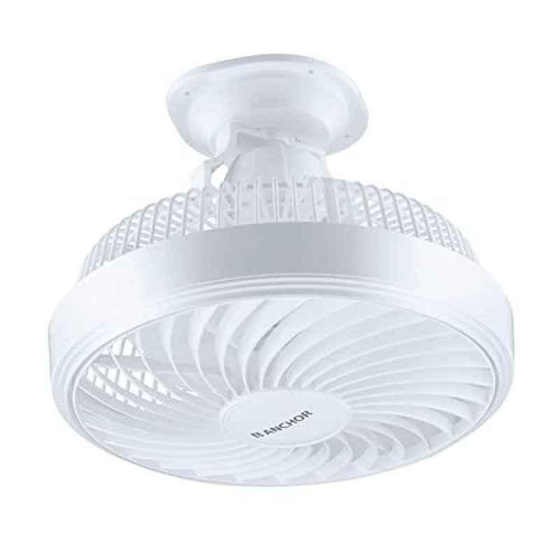 Anchor Optio 85W White Cabin Fan, 14092WH, Sweep: 300 mm