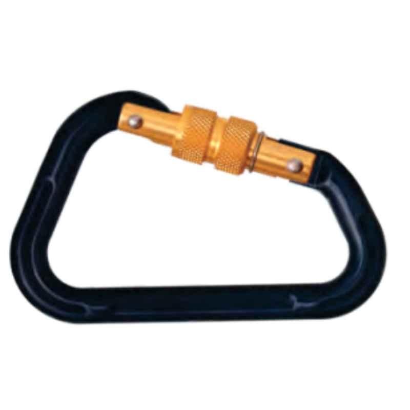 Karam 23mm Aluminium Alloy Forged Screw Locking Karabiner with Captive Pin, PN 116F
