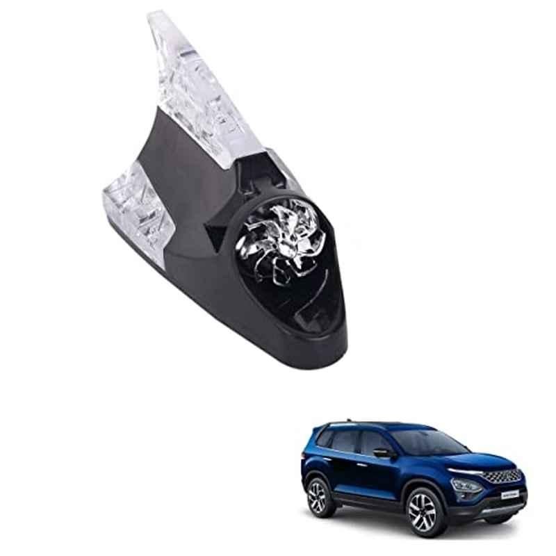 Kozdiko Black Auto Wind Power LED Light Shark Fin Car Antenna for Tata New Safari 2021
