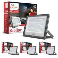 Murphy Stellar 200W 6500K Aluminium Cool White LED Flood Light for Outdoor (Pack of 4)
