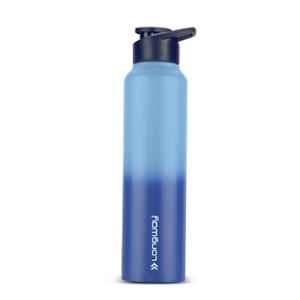 Longway Rush 1 Litre Cool Breeze Stainless Steel Water Bottle for School, Office, Home, Gym & Travel