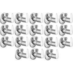 Senkiddpro Fusion Stainless Steel Chrome Finish Wall Mounted Angle Cock (Pack of 18)
