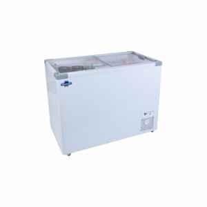 Rockwell 330 Litre White Double Door Glass Top Deep Freezer, SFR350GT