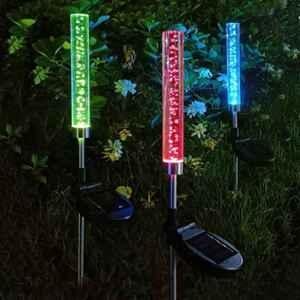 Gigalumi GL-908 RGB BIS Approved Solar Bubble Stake with Acrylic Tube & 600mAh Battery
