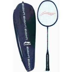 Li-Ning Mega Power 8 Strung Badminton Racquet 95g Blue Strung Badminton Racquet 95g