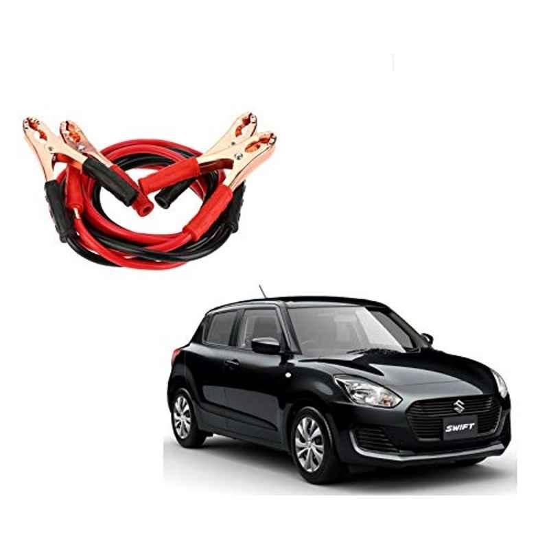 Kozdiko 7.5ft Copper Core Red & Black Heavy Duty Car Battery Booster Cable for Maruti Suzuki Swift 2018