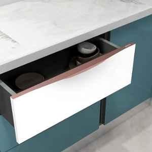 Plantex Profile Handle for Kitchen Cabinet/26 inch Aluminium Drawer Profile Handle/Wardrobe Pull Handle for Home/Office/Hotel (Rose Gold)
